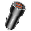 Baseus (36W) QC3.0 Dual USB Fast Car Charger for Phone / Tablet
